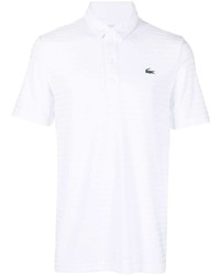Lacoste Stripe Pattern Polo Shirt