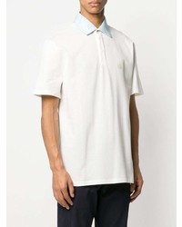 Lanvin Stripe Piqu Polo Shirt