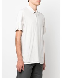 Vince Stripe Print Cotton Polo Shirt