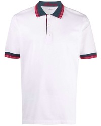 Brioni Stripe Trimmed Cotton Polo Shirt