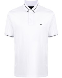 Emporio Armani Stripe Trimmed Polo Shirt