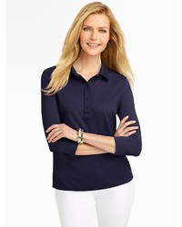 Talbots Classic Jersey Polo