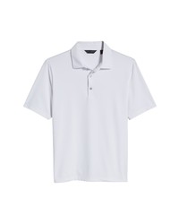 Scott Barber Tech Jersey Polo In White At Nordstrom