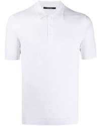 Tagliatore Textured Cotton Polo Shirt