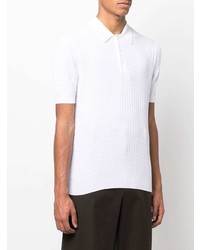 Tagliatore Textured Knit Polo Shirt