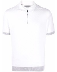 Corneliani Textured Short Sleeve Polo Shirt