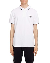 Kenzo Tiger Crest Tipped Pique Polo