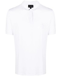 Giorgio Armani Tonal Embroidered Logo Polo Shirt