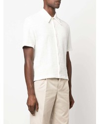 Thom Browne Tweed Short Sleeve Polo Shirt