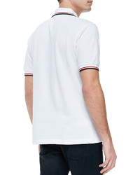 Fred Perry Twin Tipped Polo Shirt Whiterednavy