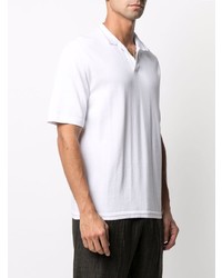 Eleventy V Neck Cotton Polo Shirt