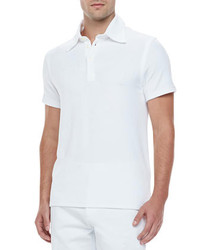Vilebrequin Short Sleeve Terry Polo White