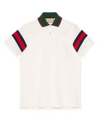 Gucci Web Stripe Jersey Polo Shirt
