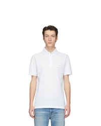 Dolce and Gabbana White Branded Plate Polo