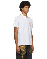 VERSACE JEANS COUTURE White Emblem Polo