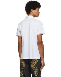 VERSACE JEANS COUTURE White Emblem Polo