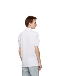 Ermenegildo Zegna Couture White Essential Short Sleeve Polo