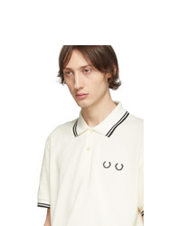 Comme des Garcons Homme Deux White Fred Perry Edition Pique Polo