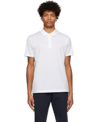Sunspel White Jersey Classic Polo