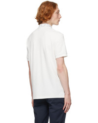 Lacoste White Logo Collar Polo