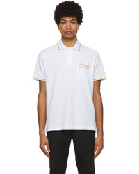 VERSACE JEANS COUTURE White Logo Polo