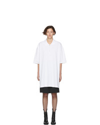 Random Identities White Oversized Cut Out Polo