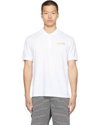 Moschino White Piqu Polo