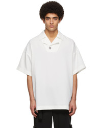 Wooyoungmi White Polyester Polo