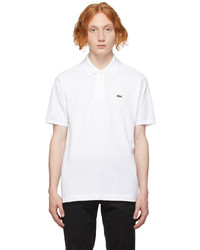 Lacoste White Regular Fit Polo