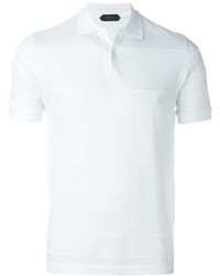 Zanone Panelled Polo Shirt