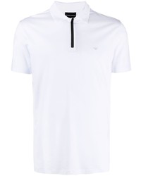 Emporio Armani Zip Collar Polo Shirt