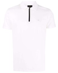 Emporio Armani Zip Front Polo Shirt