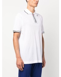 Kiton Zip Up Cotton Polo Shirt