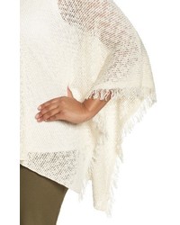 Eileen Fisher Plus Size Organic Cotton Poncho