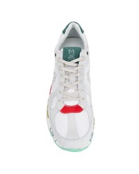 White Premiata Mase 3880 Low Top Sneakers