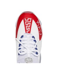 Versace Multicoloured Chain Reaction Mesh Low Top Sneakers