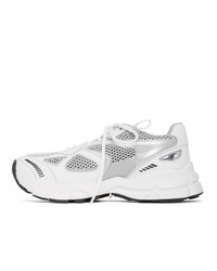 Axel Arigato White And Silver Marathon Sneakers