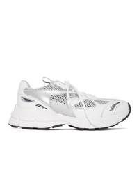 Axel Arigato White And Silver Marathon Sneakers