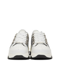 DSQUARED2 White Bumpy 251 Sneakers