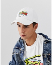 Tommy Jeans Baseball Cap With Signature Logo In White