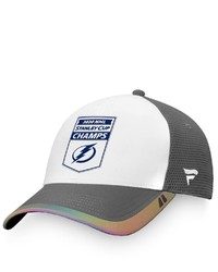 FANATICS Branded Whitegray Tampa Bay Lightning 2020 Nhl Stanley Cup Champs Banner Snapback Hat At Nordstrom