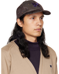 Needles Brown Embroidered Cap