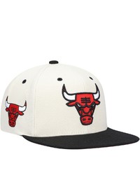 Mitchell & Ness Cream Chicago Bulls Sail Two Tone Snapback Hat At Nordstrom
