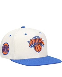 Mitchell & Ness Cream New York Knicks Sail Two Tone Snapback Hat At Nordstrom