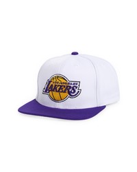 Mitchell & Ness Nba Fresh Crown La Lakers Snapback Baseball Cap