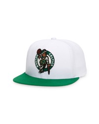 Mitchell & Ness Nba Glow Boston Celtics Snapback Baseball Cap In White Green At Nordstrom