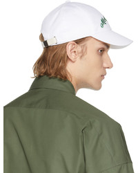 Alexander McQueen White Green Logo Cap