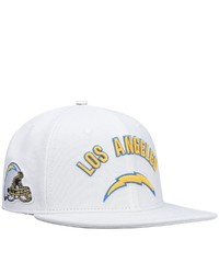 PRO STANDARD White Los Angeles Chargers Stacked Snapback Hat At Nordstrom