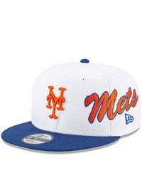 New Era White New York Mets Vintage 9fifty Snapback Hat