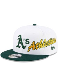 New Era White Oakland Athletics Vintage 9fifty Snapback Hat At Nordstrom
